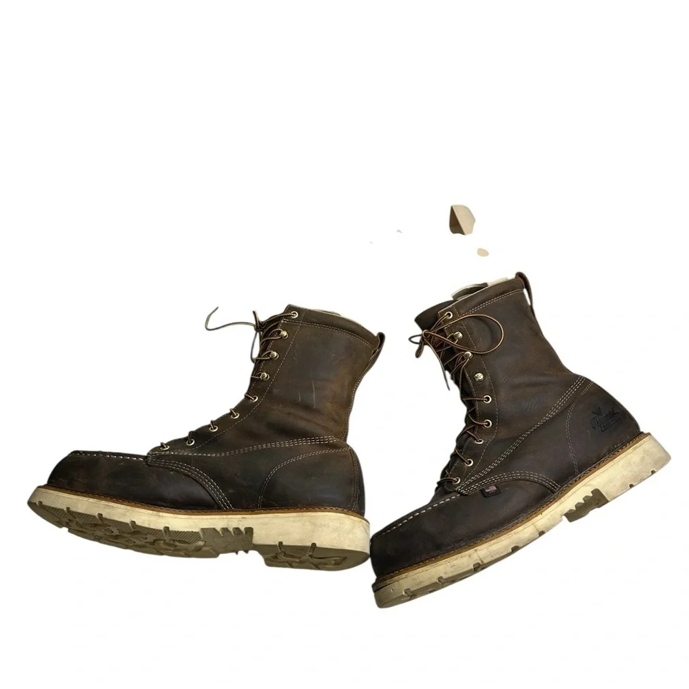 Thorogood men brown boot size 13, pre-owned